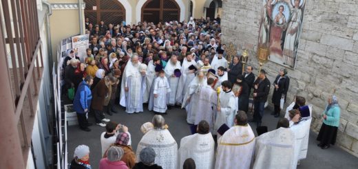 Престольный день в Михайловском соборе города Пятигорска