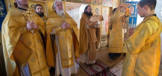 Архиерейское богослужение в Смоленском храме