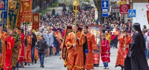 Общегородской Пасхальный крестный ход. 2015-2017