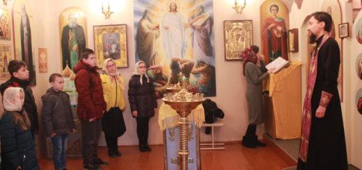 Духовник школы рассказал детям о посте и послушании