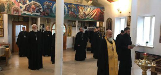 Исповедь и собрание духовенства Пятигорского благочинического округа