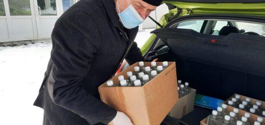 В праздник Крещения Господня посетили находящихся на одре болезни.